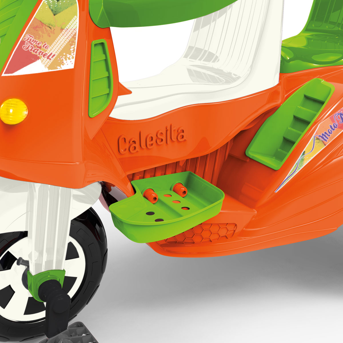 Triciclo infantil velocita verde masculino calesita