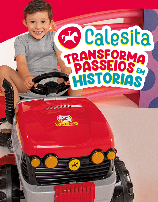 Brinquedo Motoca Triciclo Max Rosa Original Calesita 0947 em